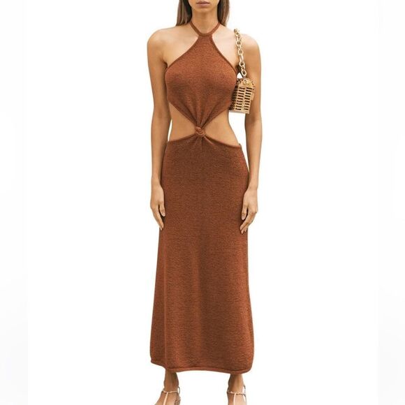 NWT Cult Gaia Cameron Knit Dress Amber XL - Picture 12 of 16